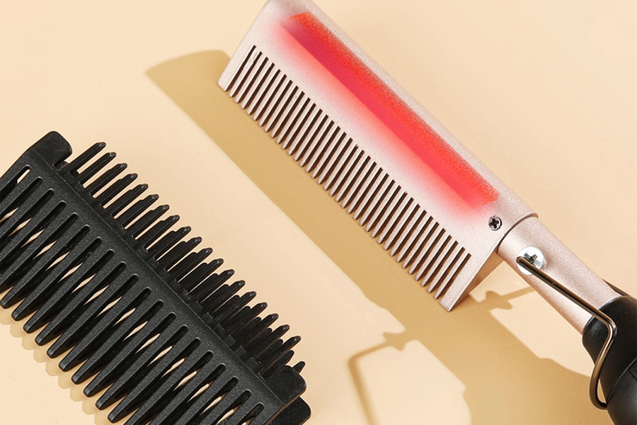 Ceramic brush for hair styling